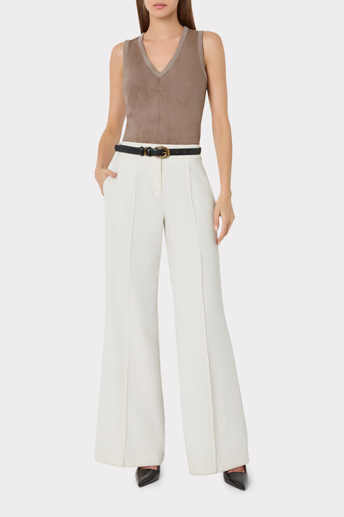 Iva Suede Knit Top