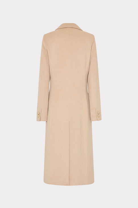 Single Breasted Wool Coat Camel Image 4 of 4