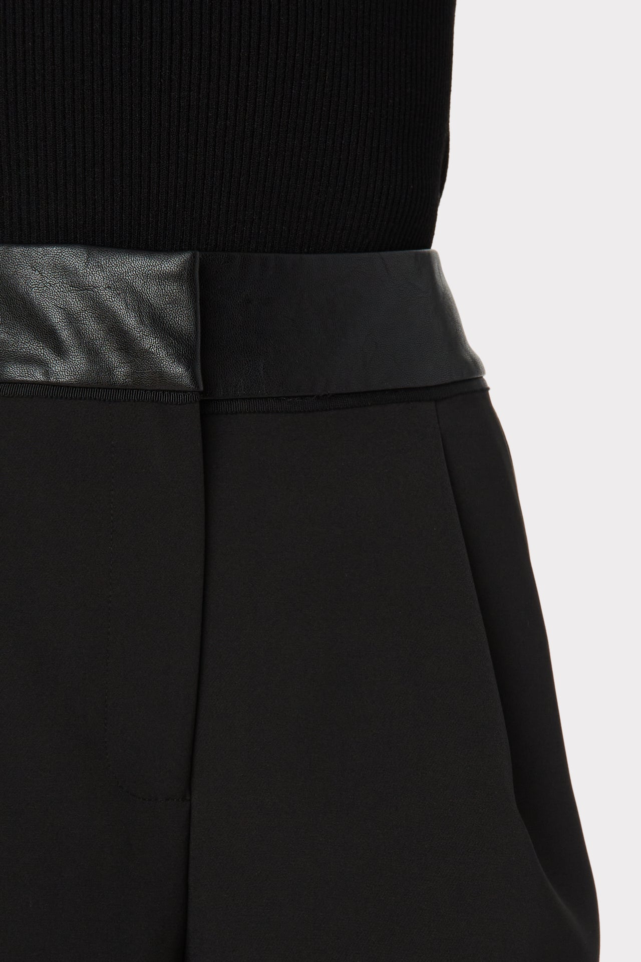 Rebecca Cady & Leather Shorts