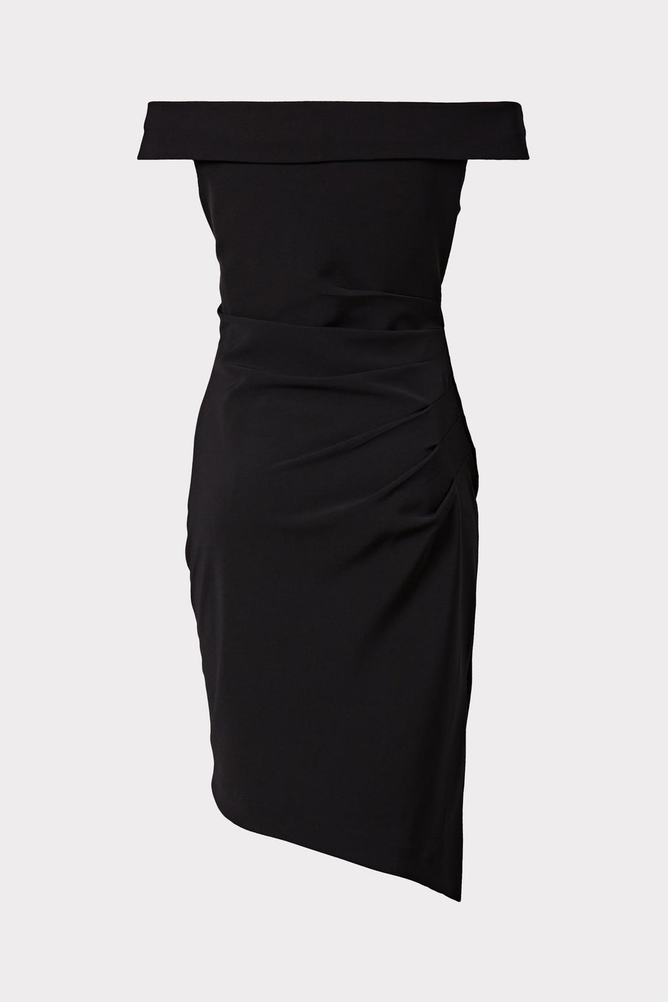 Milly Spliced Asymmetrical Midi Dress Ally Off The Shoulder Asymmetric Cocktail Dress in Black Milly Spliced Asymmetrical Midi Dress Ally Off The Shoulder Asymmetric Cocktail Dress in Black