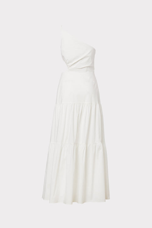Bahati Poplin Cutout Dress