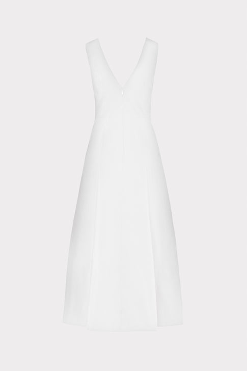 Nidra Stretch Poplin Cutout Maxi Dress
