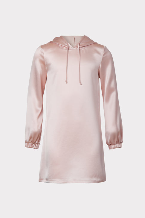 Milly Minis Talia Hammered Satin Hoodie