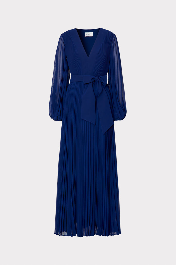 Nadie Pleated Maxi Dress