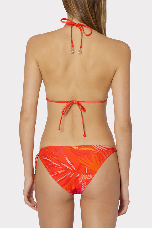 Tropical Palm Print Bikini Bottom