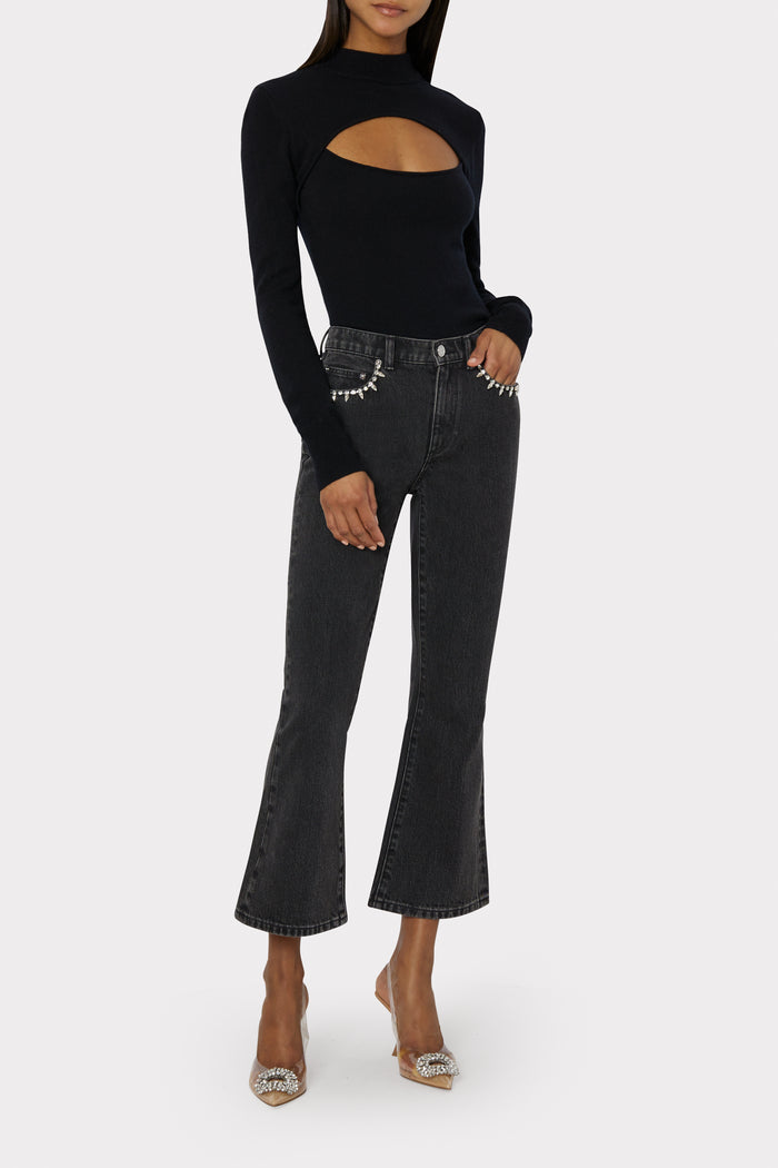 Hali Crystal Embellished Jeans