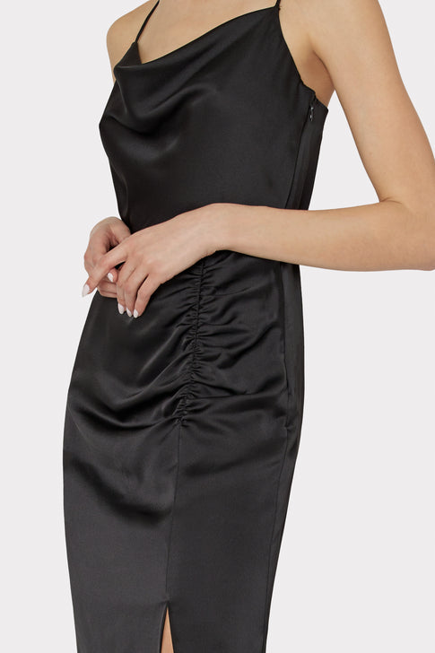 Lilliana Slip Dress Black Image 3 of 4