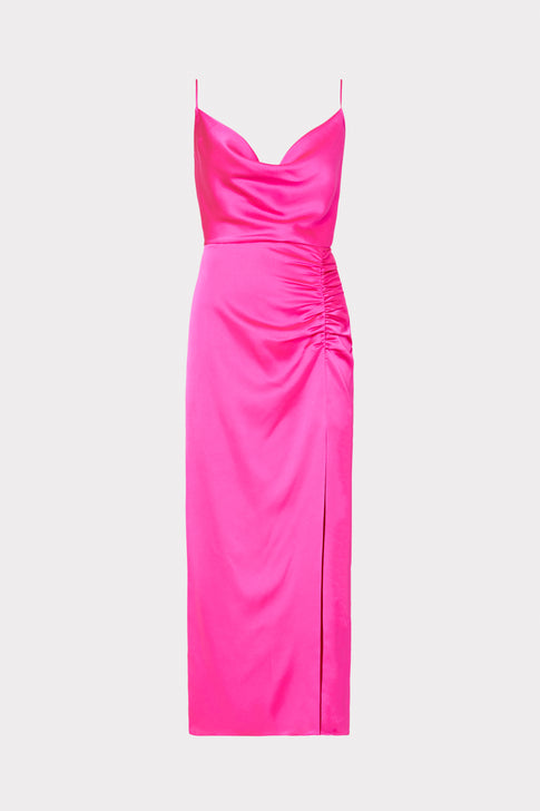 Lilliana Slip Dress Milly Pink Image 1 of 4