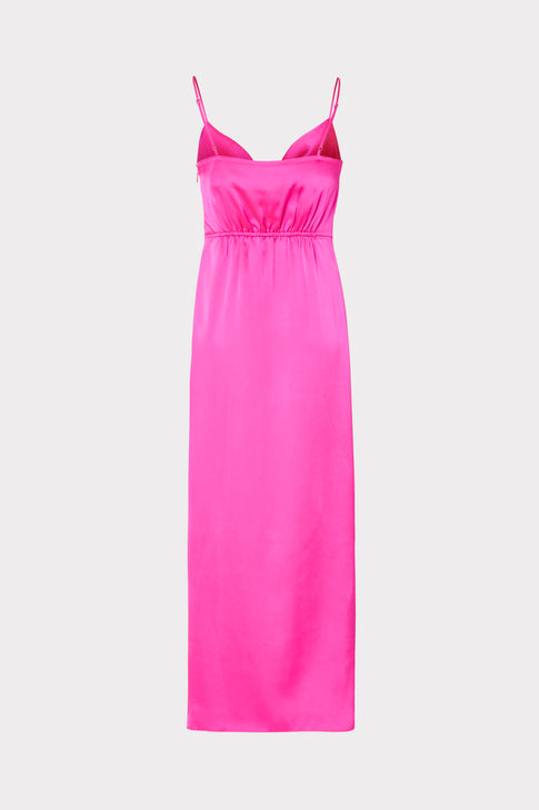 Lilliana Slip Dress Milly Pink Image 4 of 4