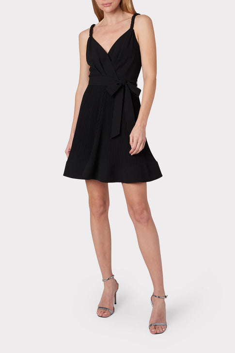 Livy Pleated Mini Dress