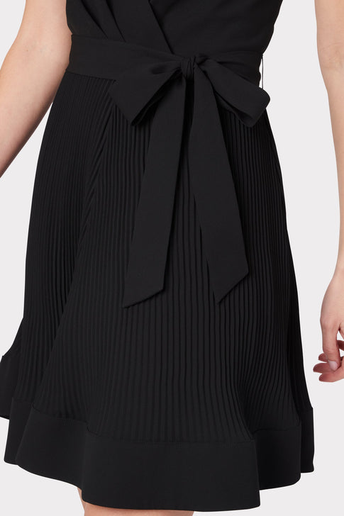 Livy Pleated Mini Dress