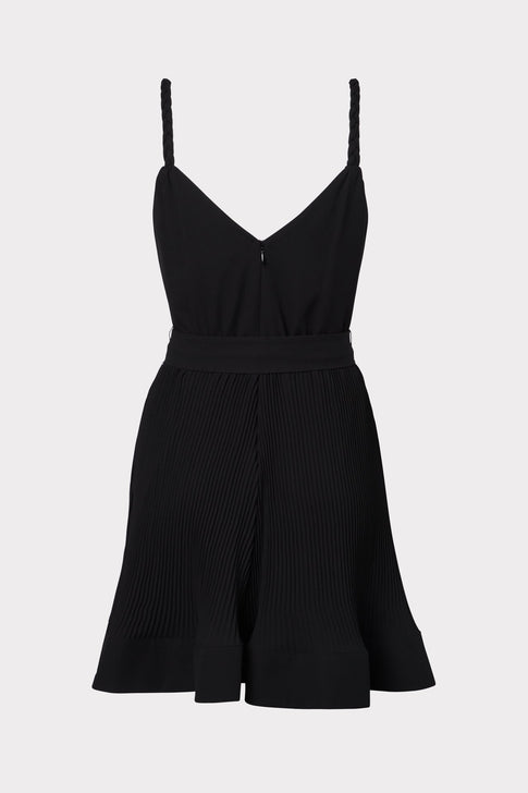 Livy Pleated Mini Dress