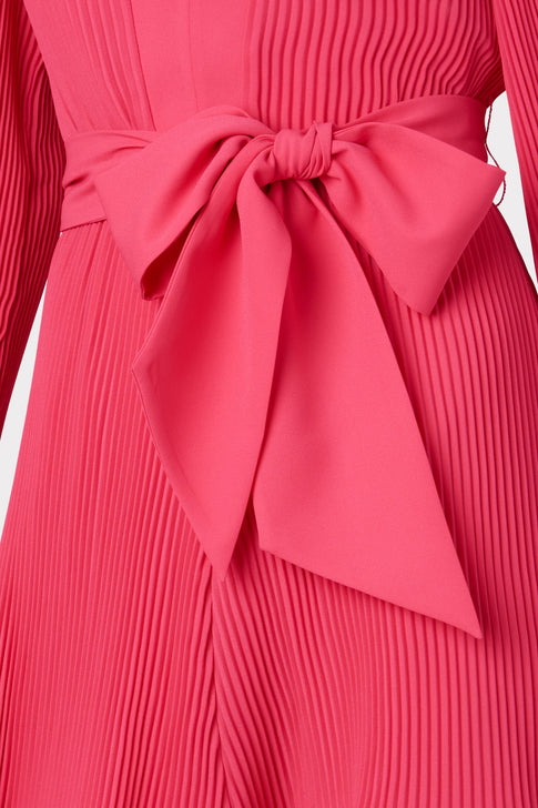 Milly Liv Pleated Mini Dress Milly Liv Pleated Mini Dress