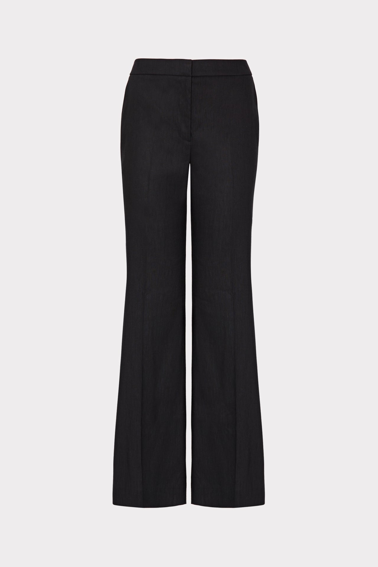 Lennon Linen Pants in Black | MILLY