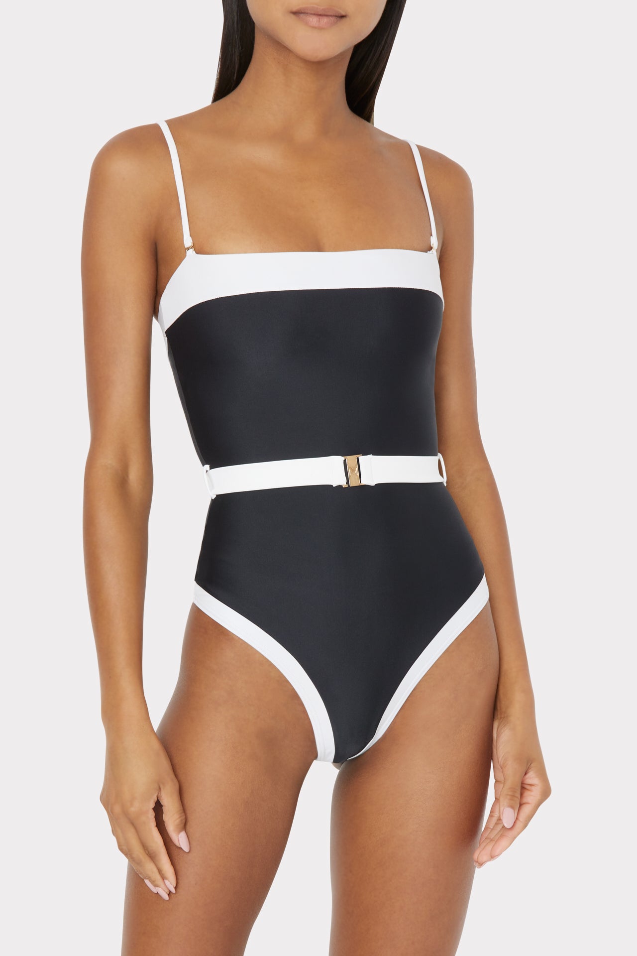 Strapless Colorblock One-Piece