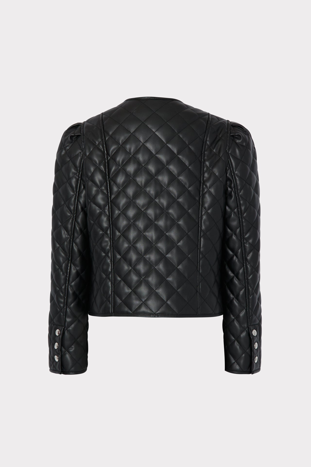 Quilted Vegan Leather Jacket