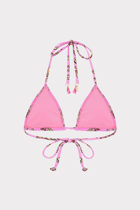 Milly Chain Print Bikini Top