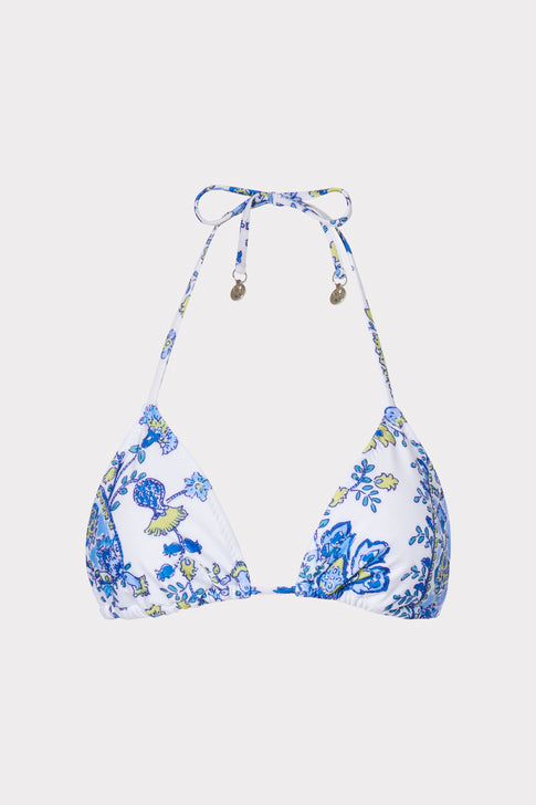 Sketched Paisley Millie String Bikini Top