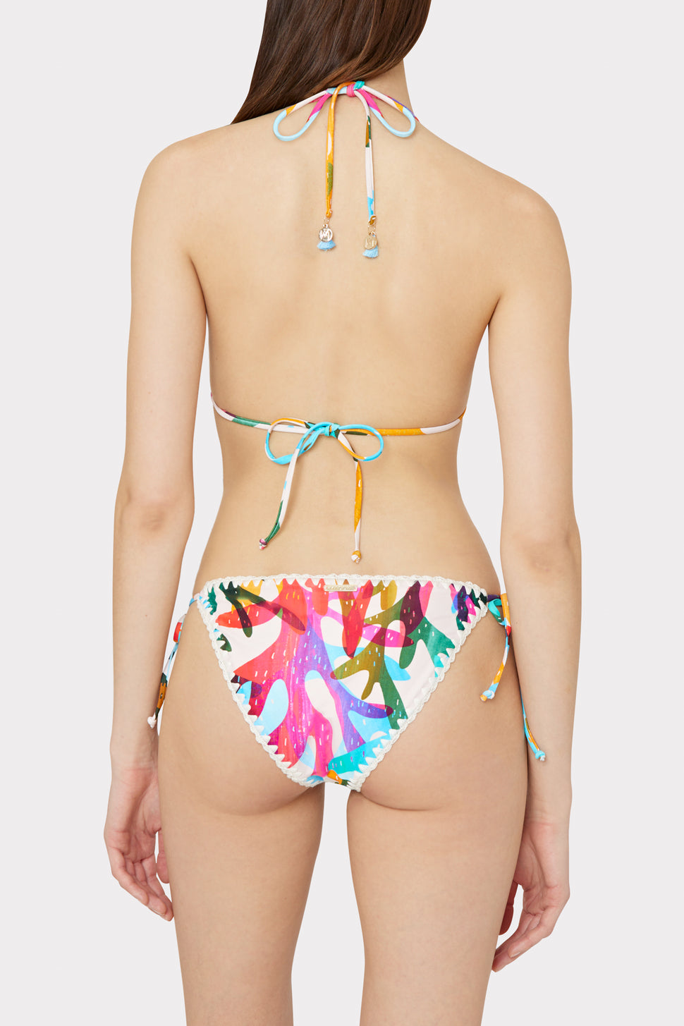 rainbow bikini top