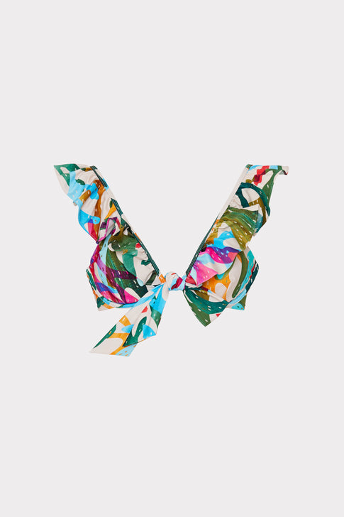 Under The Sea Ruffle Bikini Top