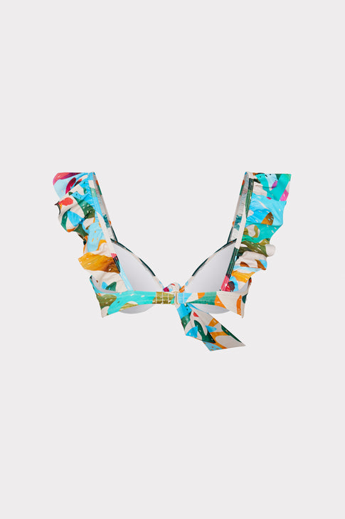 Under The Sea Ruffle Bikini Top
