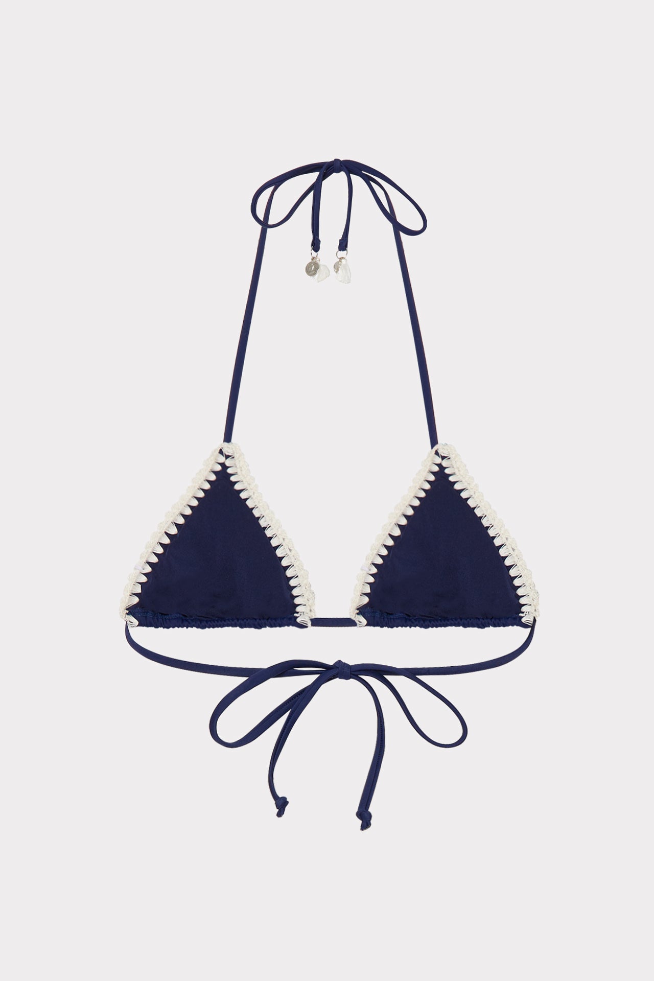 Papa Competitief Bedrog Women's Navy Blue Bikini Top | MILLY