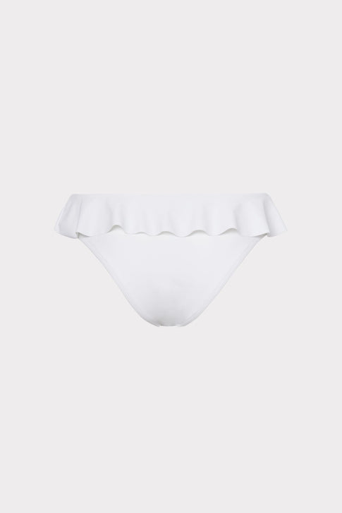 Solid Ruffle Bikini Bottom