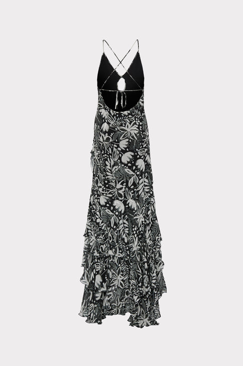 Edie Painted Tiger Lily Dress