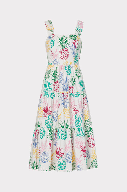 Ellery Tropical Pineapple Print Dress