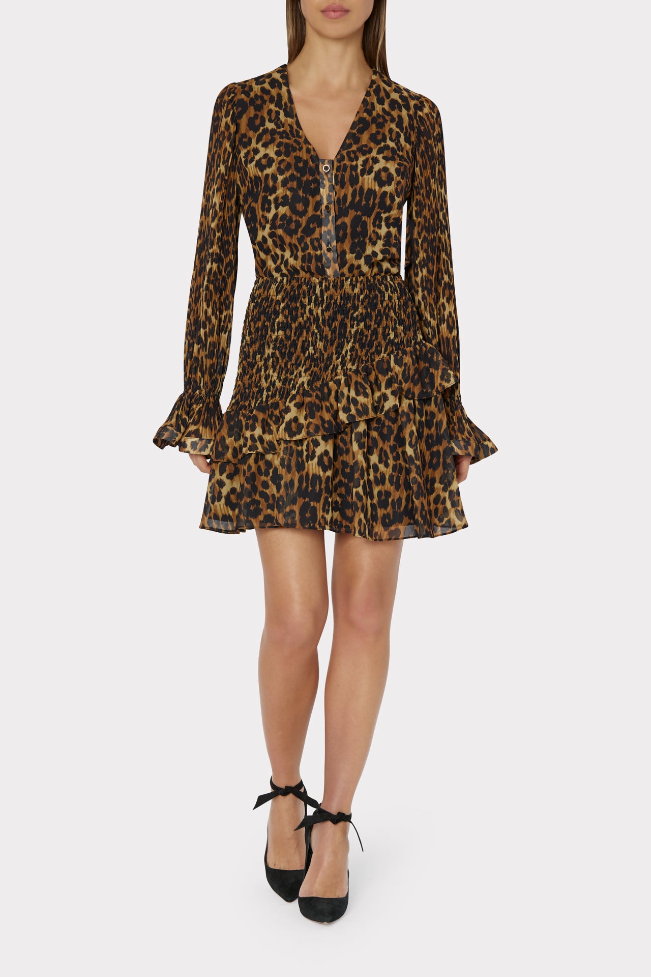 Ginny Leopard Skirt
