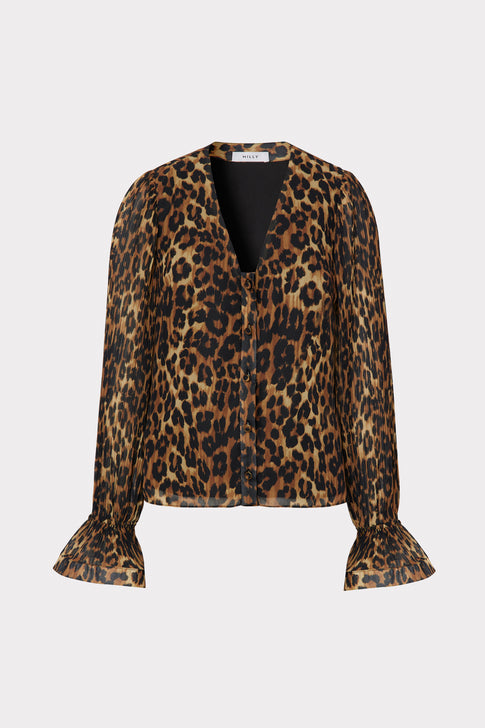 Greer Leopard Top