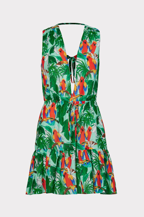 Frankie Parrot Print Dress