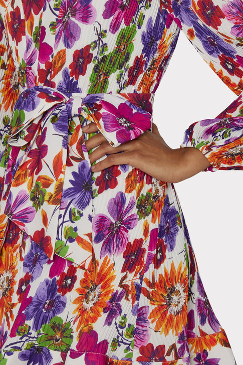 Liv Wildflower Garden Pleated Dress