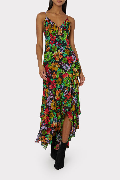 Edra Wildflower Garden Print Dress