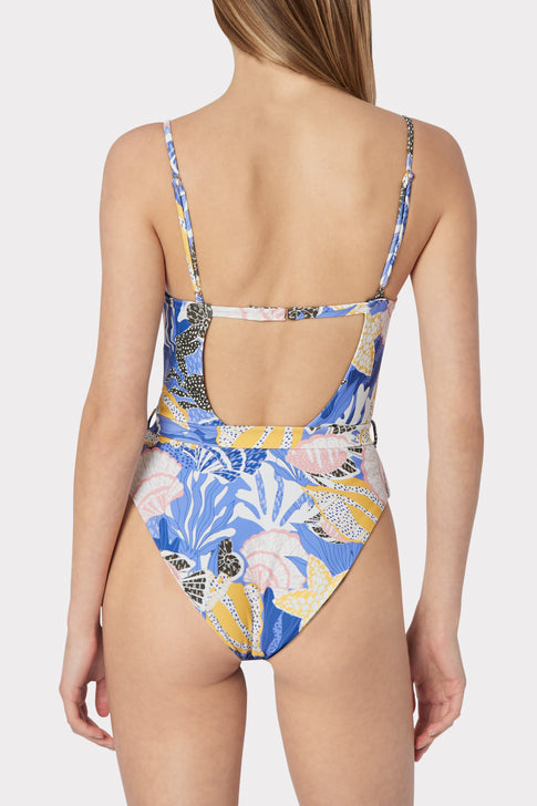 Under The Sea Belted One Piece