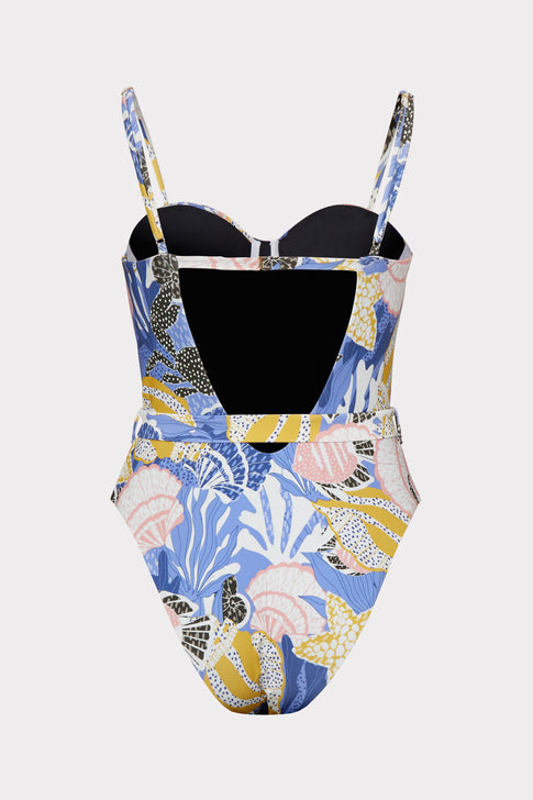 Under The Sea Belted One Piece