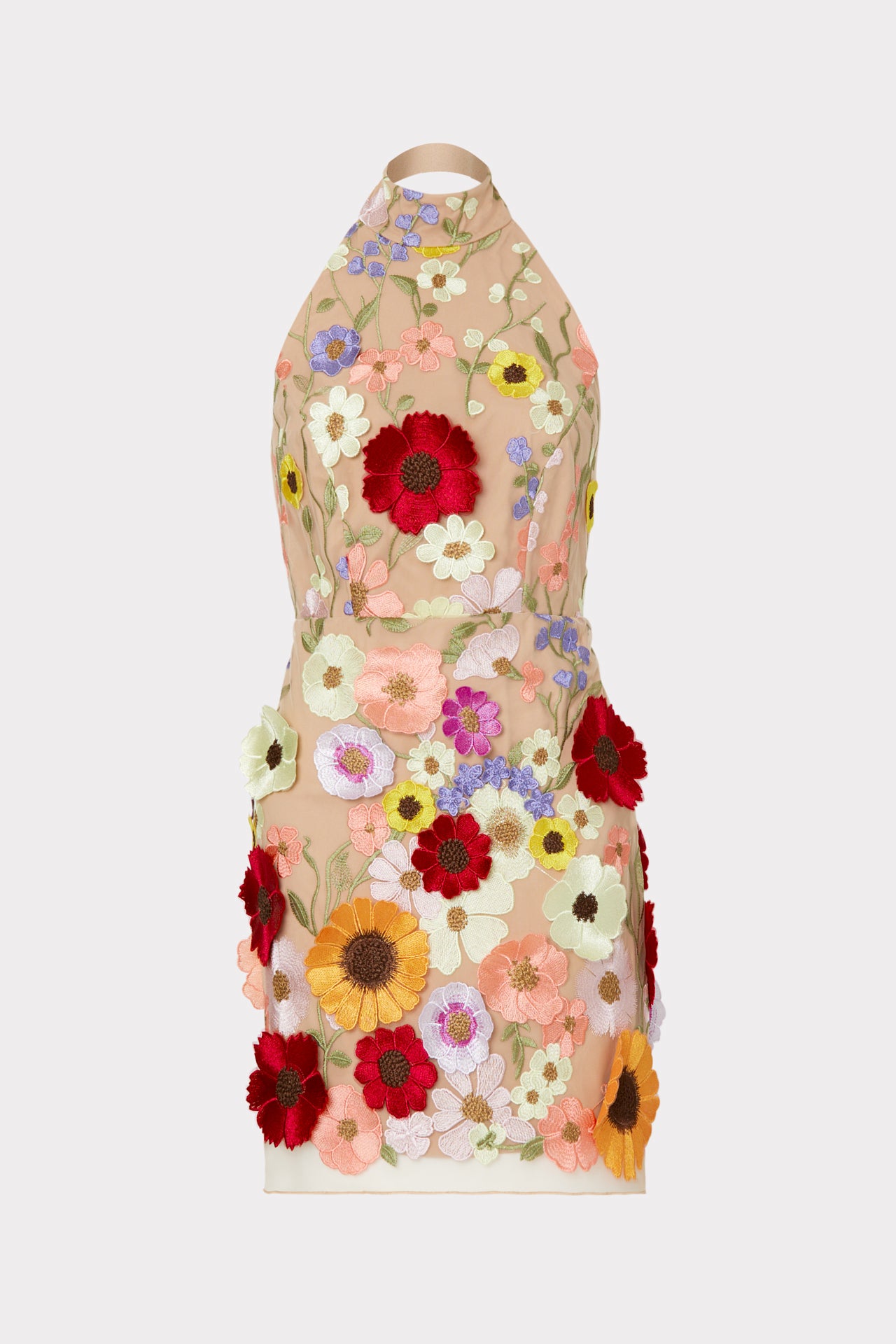 Hariet 3D Floral Embroidered Dress