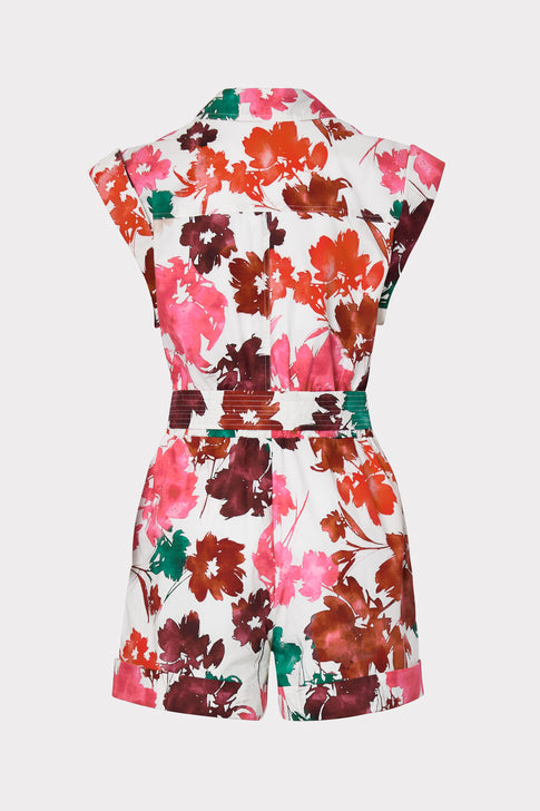 Dia Watercolor Silhouette Romper