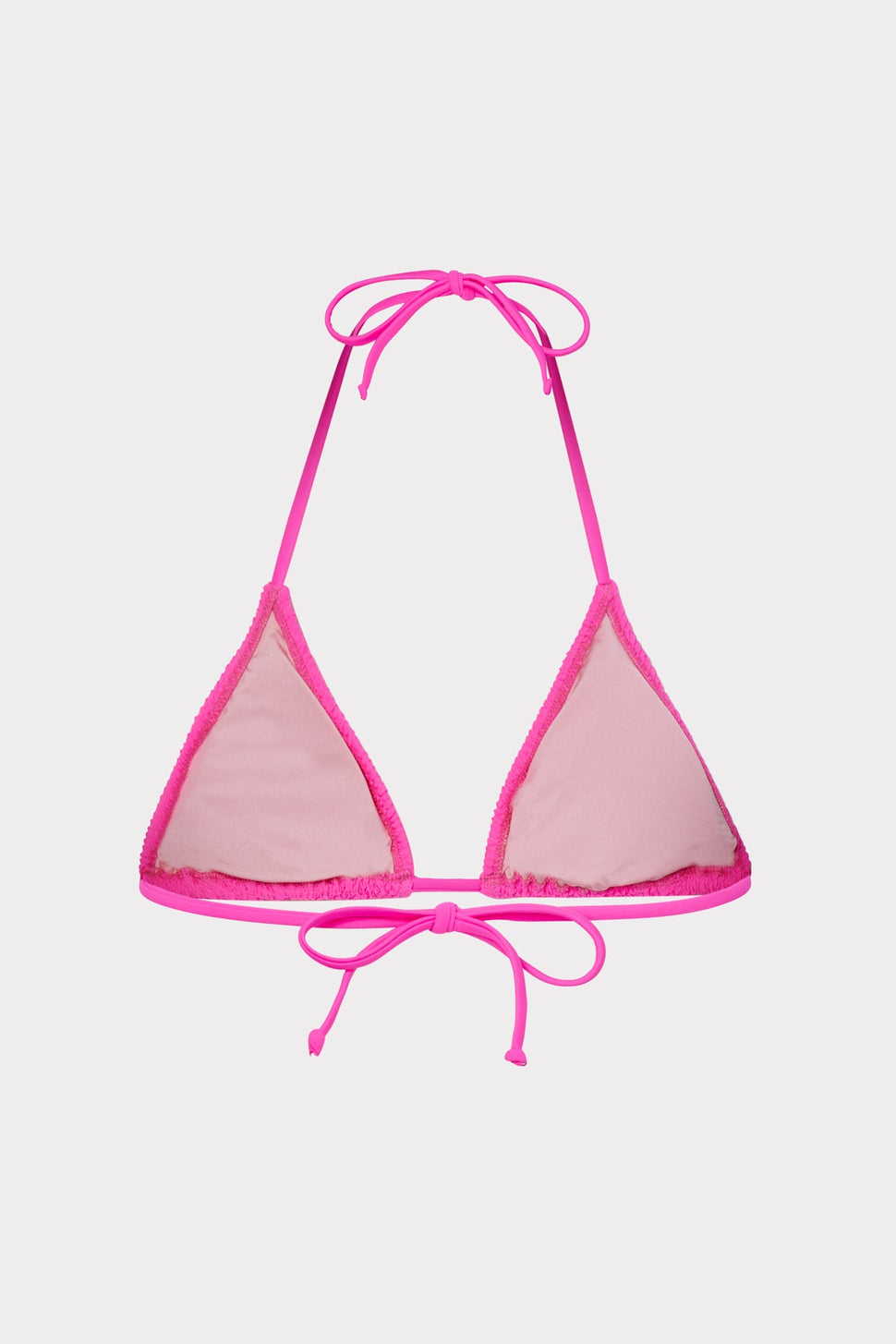 Doll Swimwear Neon Pink Triangle Top - M