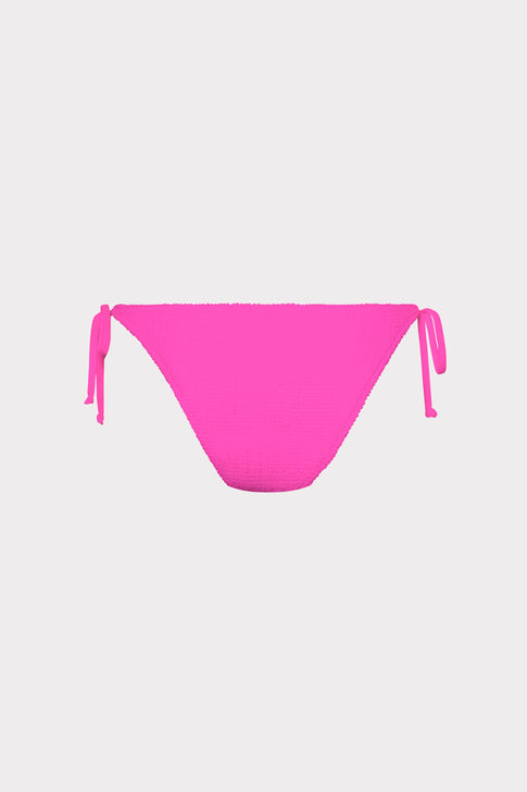 Textured Bikini Bottom Neon Pink Image 4 of 4