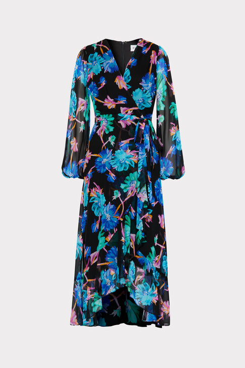 Halley Floating Cosmos Print Dress