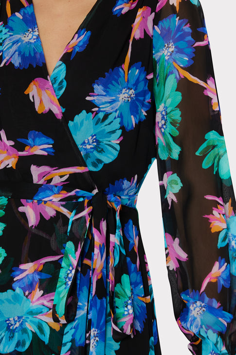 Halley Floating Cosmos Print Dress