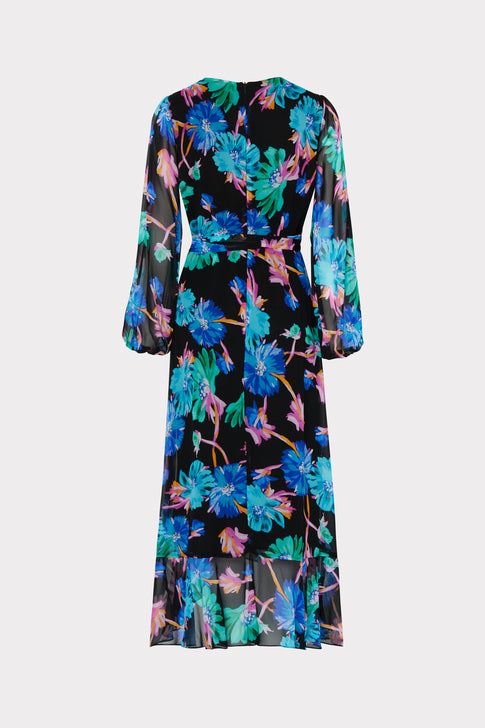 Halley Floating Cosmos Print Dress