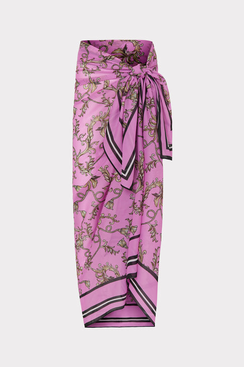 Milly Chain Print Chiffon Sarong