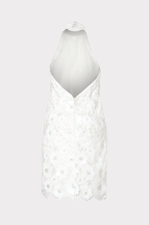 Harriet Floral Cascading Sequins Dress