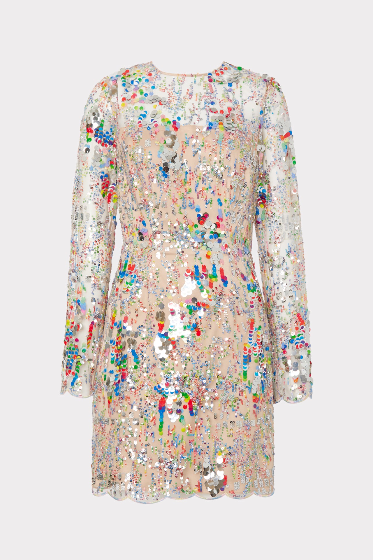Leona Multi Color Sequins Dress