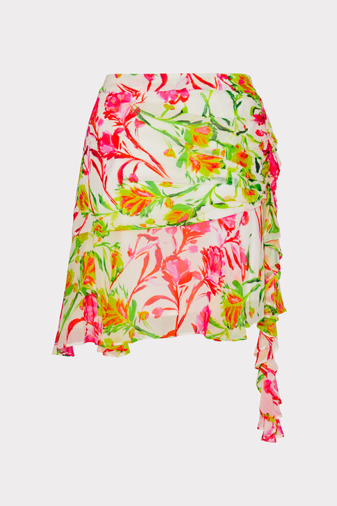Nuria Neon Botanical Skirt