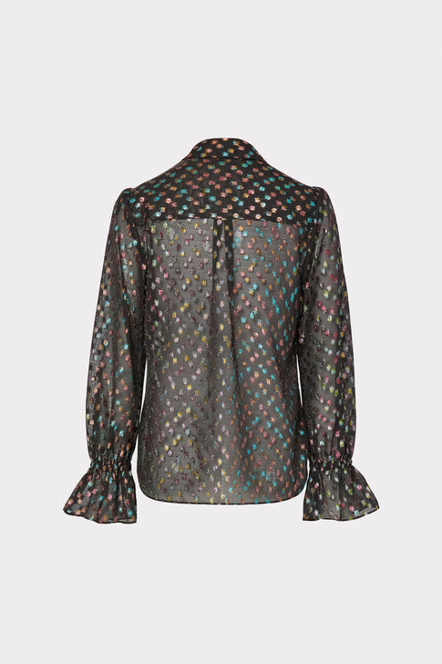 Lacey Confetti Dot Top
