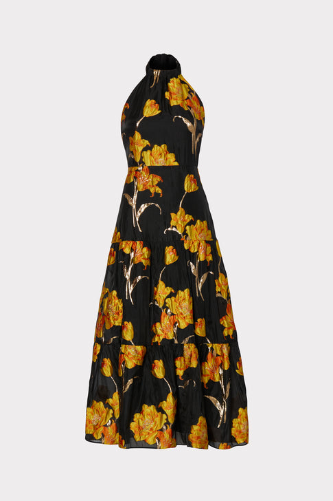 Hayden Gold Floral Dress