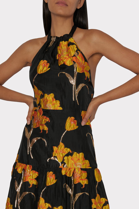 Hayden Gold Floral Dress